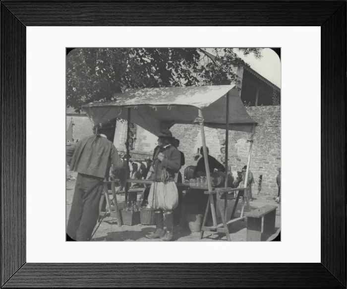 Framed Print : Quimper Market Framed Print : Quimper Market