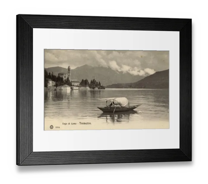 Framed Print : Tremezzo on the shore of Lake Como, Italy Framed Print : Tremezzo on the shore of Lake Como, Italy