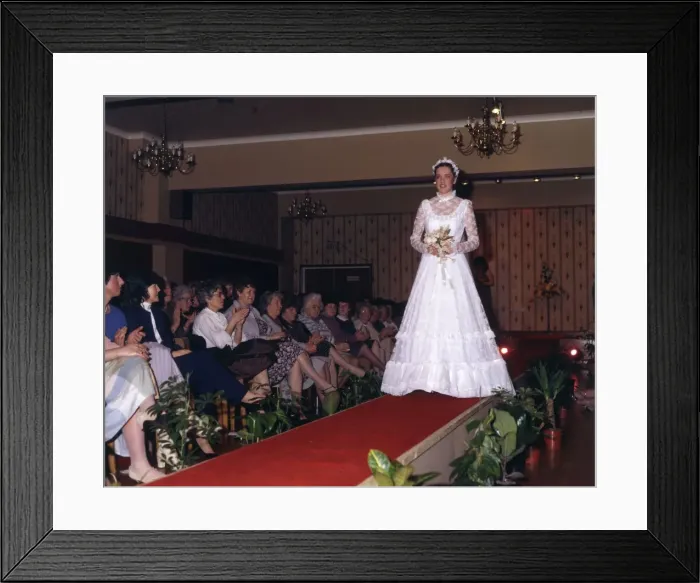 Framed Print : Bridal fashion show Framed Print : Bridal fashion show