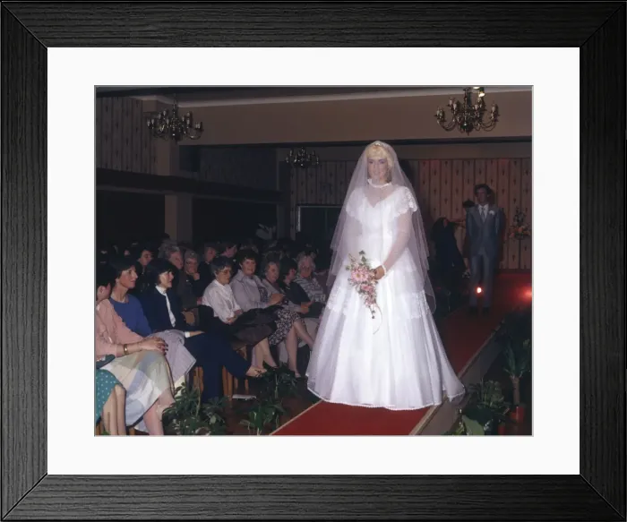 Framed Print : Bridal fashion show Framed Print : Bridal fashion show