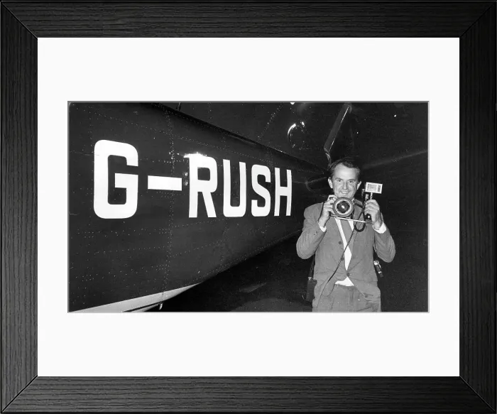 Framed Print : Press photographer at work Framed Print : Press photographer at work