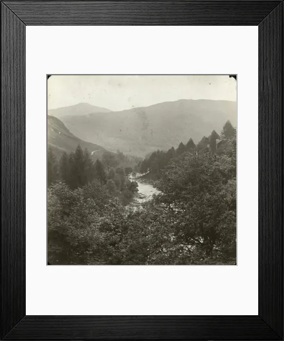 Framed Print : River winding through a Welsh Valley Framed Print : River winding through a Welsh Valley