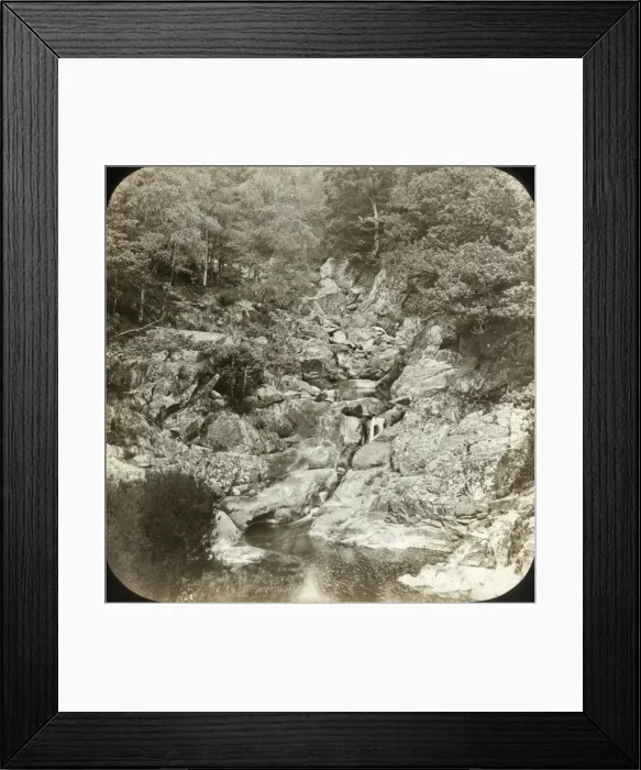 Framed Print : A rocky hillside stream, Wales Framed Print : A rocky hillside stream, Wales