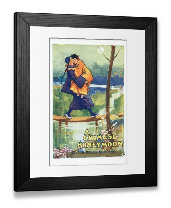 Framed Print : A Chinese Honeymoon by George Dance