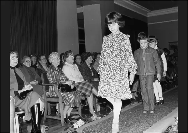 Children taking part in a fashion show