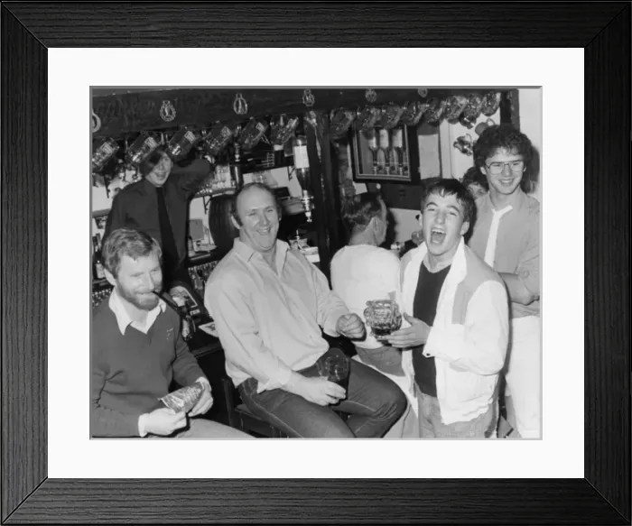 Framed Print : Scene in the local pub somewhere in Cornwall