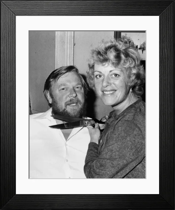 Framed Print : Charity beard trimming event Framed Print : Charity beard trimming event