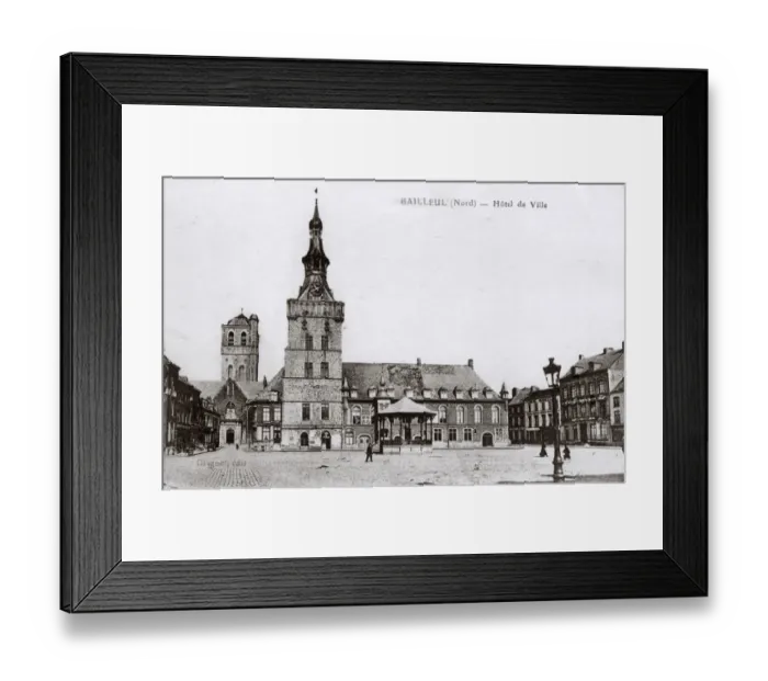 Framed Print : Town Hall, Bailleul, Nord, Northern France Framed Print : Town Hall, Bailleul, Nord, Northern France