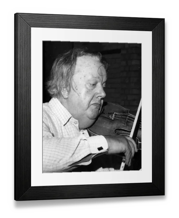 Framed Print : Sandor Vegh, Hungarian-French violinist and conductor Framed Print : Sandor Vegh, Hungarian-French violinist and conductor