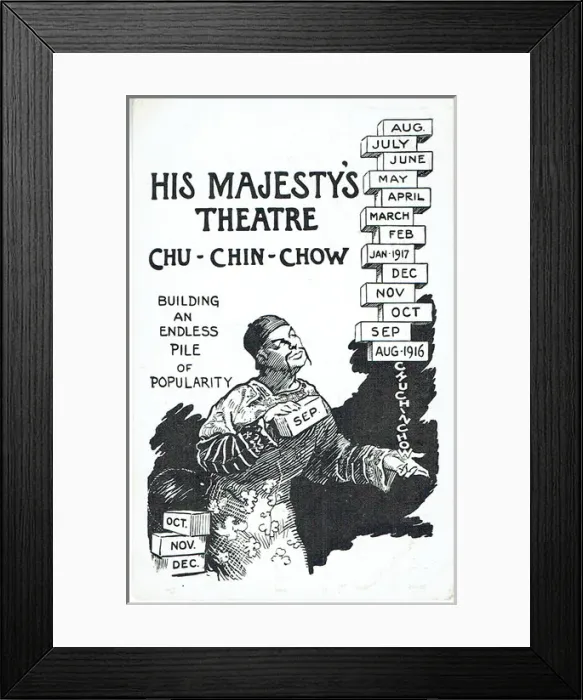 Framed Print : Chu Chin Chow by Oscar Asche Framed Print : Chu Chin Chow by Oscar Asche