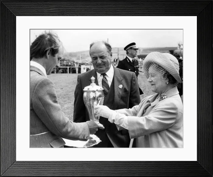Framed Print : Queen Mother at the Royal Cornwall Show Framed Print : Queen Mother at the Royal Cornwall Show