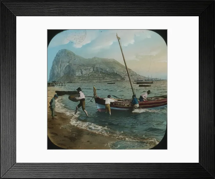 Framed Print : Unloading the boat Framed Print : Unloading the boat