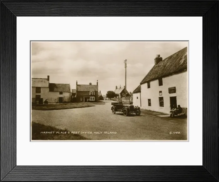 Framed Print : Market place & post office, Lindisfarne Framed Print : Market place & post office, Lindisfarne
