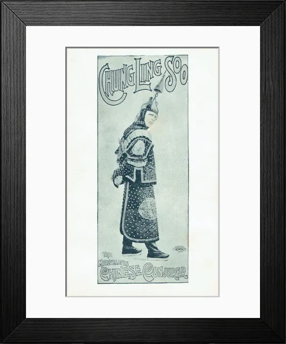 Framed Print : Chung Ling Soo (real name William Robinson) Framed Print : Chung Ling Soo (real name William Robinson)