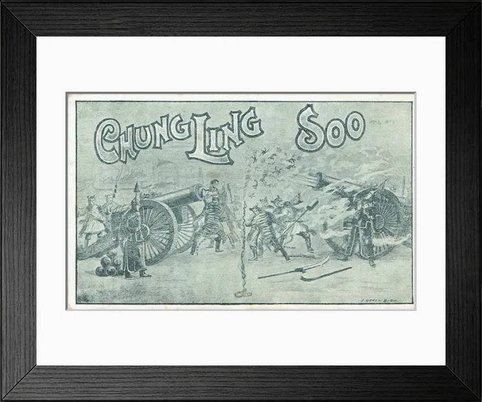 Framed Print : Chung Ling Soo (real name William Robinson) Framed Print : Chung Ling Soo (real name William Robinson)