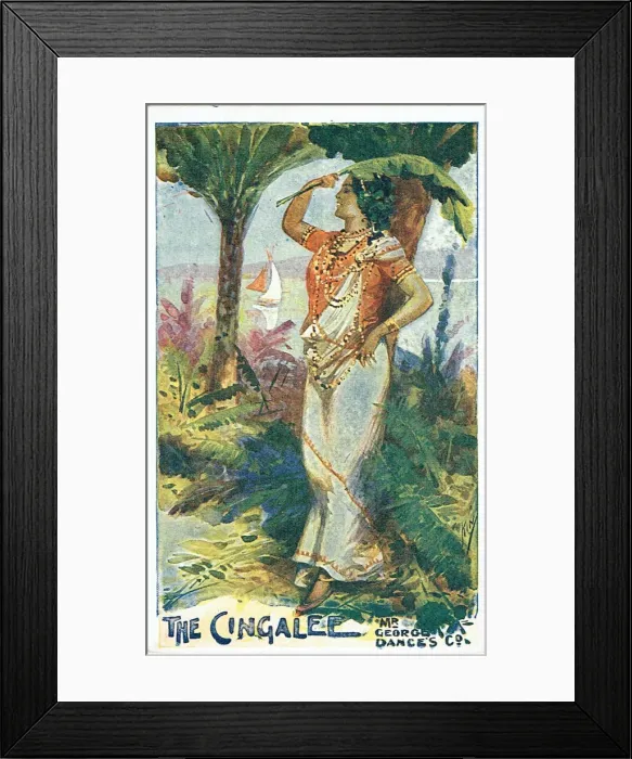 Framed Print : The Cingalee (or Sunny Ceylon) by James Tanner Framed Print : The Cingalee (or Sunny Ceylon) by James Tanner