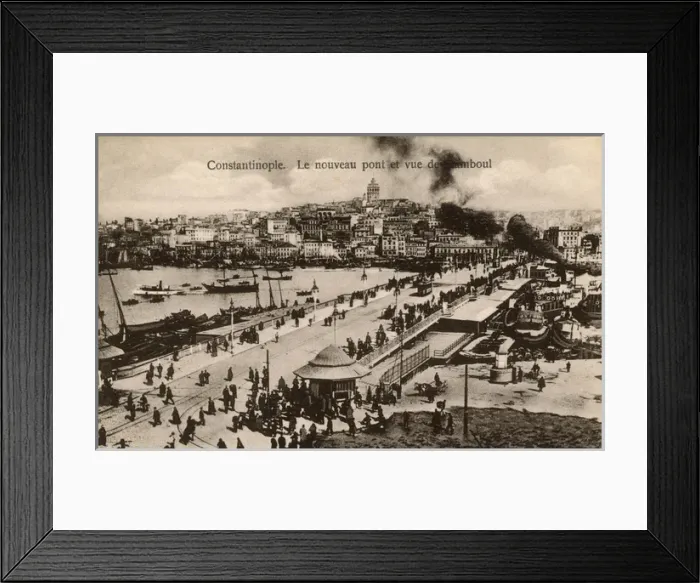 Framed Print : The Galata Bridge - Istanbul Framed Print : The Galata Bridge - Istanbul