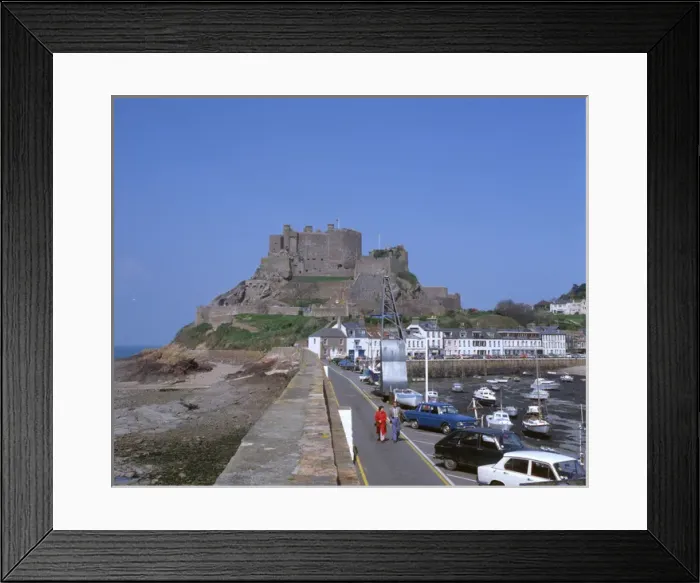 Framed Print : Mont Orgueil Castle, Jersey, Channel Islands Framed Print : Mont Orgueil Castle, Jersey, Channel Islands