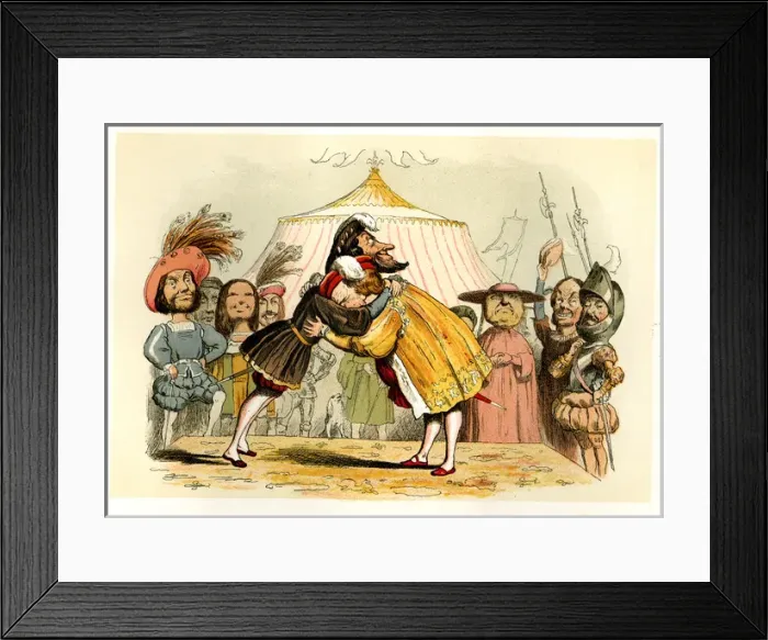 Framed Print : Comic English Histories by Richard Doyle Framed Print : Comic English Histories by Richard Doyle