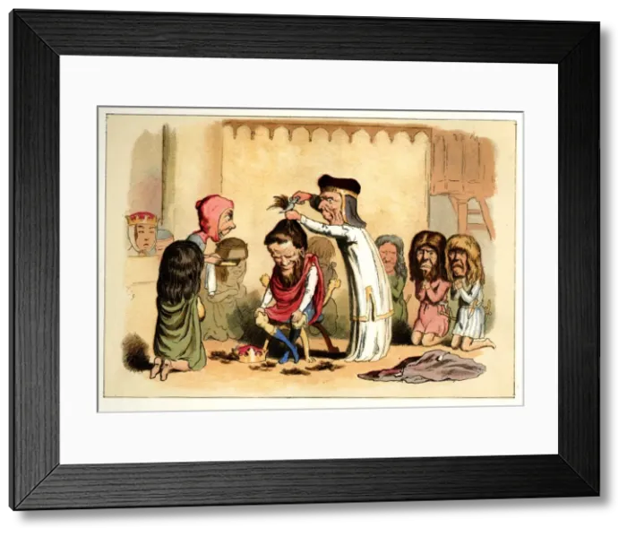 Framed Print : Comic English Histories by Richard Doyle Framed Print : Comic English Histories by Richard Doyle