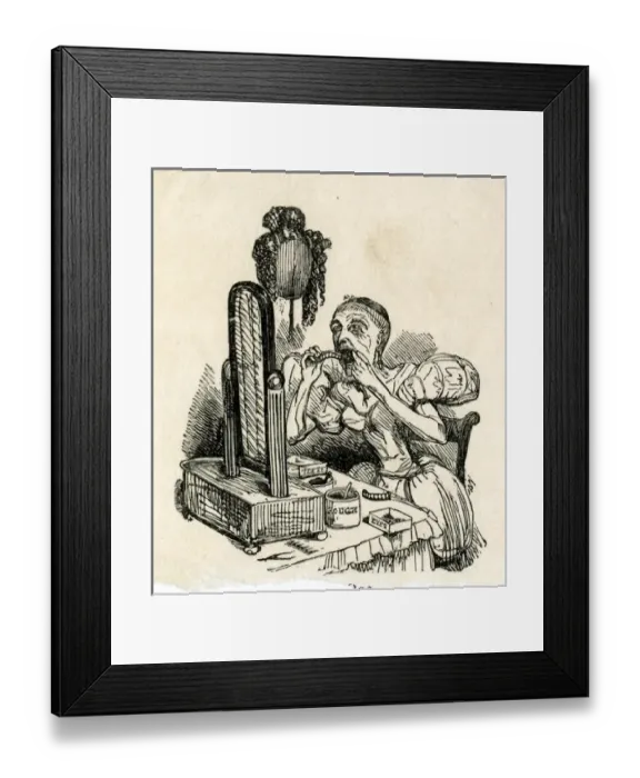 Framed Print : Cartoon, Forever Young Framed Print : Cartoon, Forever Young