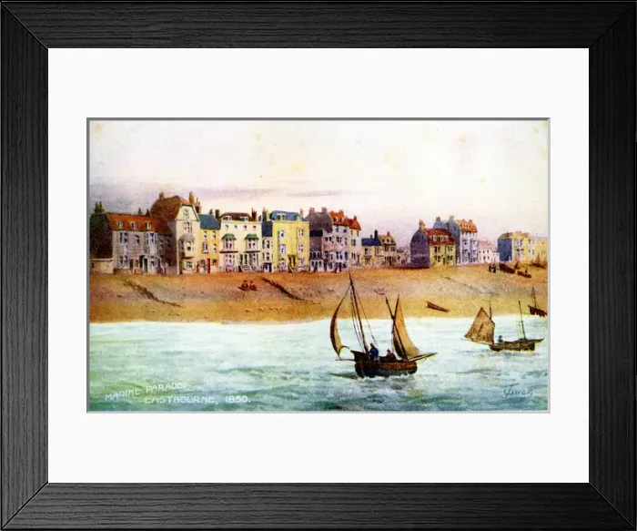Framed Print : Marine Parade, Eastbourne, Sussex Framed Print : Marine Parade, Eastbourne, Sussex