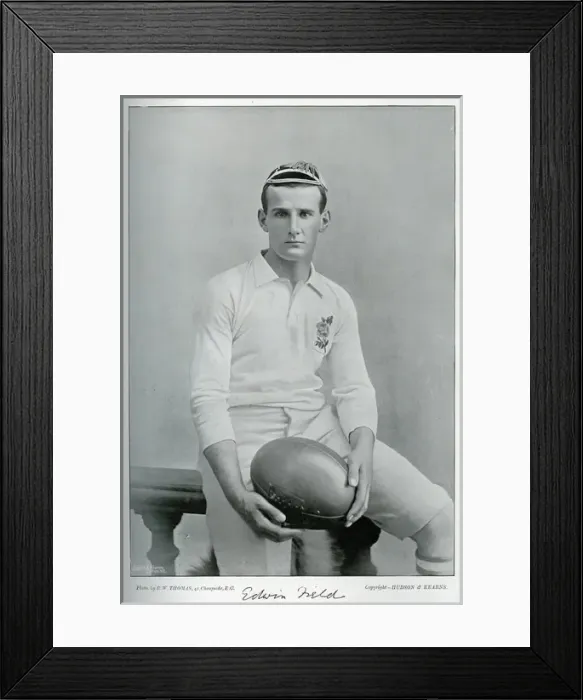 Framed Print : Edwin Field, English Rugby International player Framed Print : Edwin Field, English Rugby International player