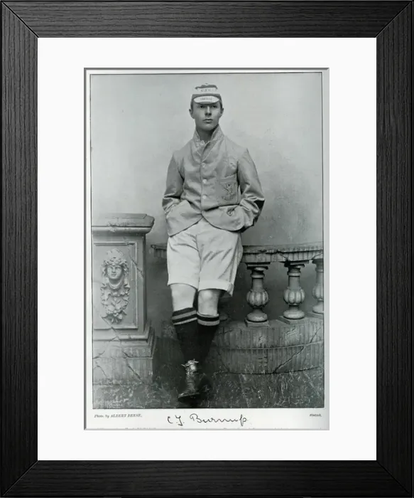 Framed Print : C J Burnup, cricketer and footballer Framed Print : C J Burnup, cricketer and footballer