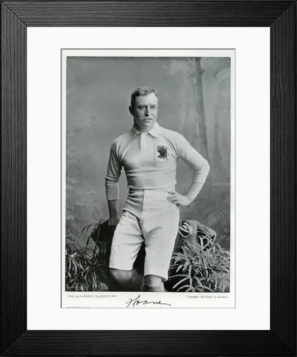 Framed Print : Frank Soane, England Rugby International player Framed Print : Frank Soane, England Rugby International player