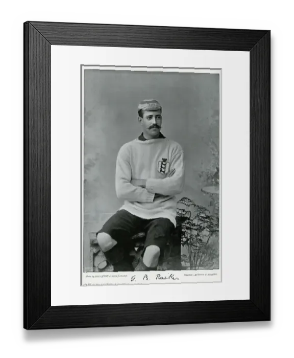 Framed Print : G B Raikes, England Amateur goalkeeper Framed Print : G B Raikes, England Amateur goalkeeper