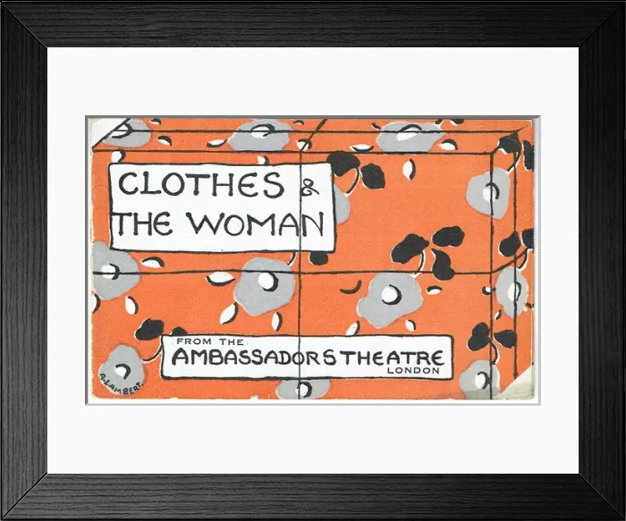 Framed Print : Clothes and the Woman by George Paston Framed Print : Clothes and the Woman by George Paston