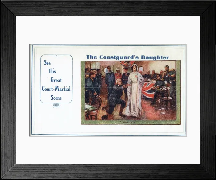 Framed Print : The Coastguards Daughter by J. A. Campbell Framed Print : The Coastguards Daughter by J. A. Campbell