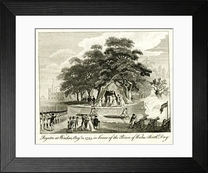 Framed Print : Prince of Waless birthday regatta at Windsor Framed Print : Prince of Waless birthday regatta at Windsor