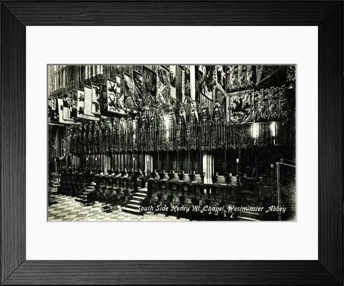 Framed Print : South Side of Henry VII Chapel, Westminster Abbey Framed Print : South Side of Henry VII Chapel, Westminster Abbey