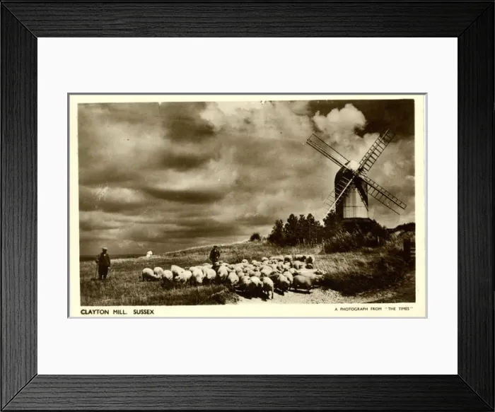 Framed Print : Windmills of Sussex - Clayton Mill Framed Print : Windmills of Sussex - Clayton Mill