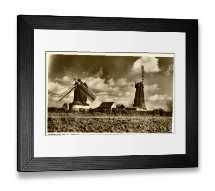 Framed Print : Windmills of Surrey - Outwood Mills Framed Print : Windmills of Surrey - Outwood Mills