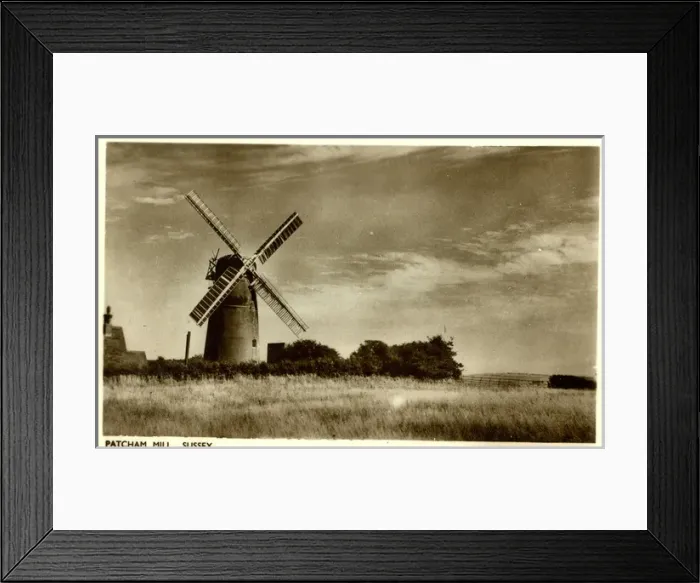 Framed Print : Windmills of Sussex - Patcham Mill Framed Print : Windmills of Sussex - Patcham Mill