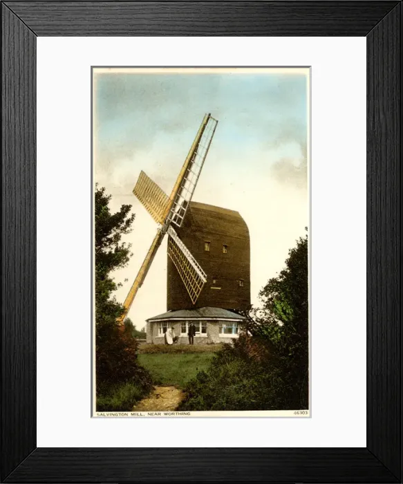 Framed Print : Windmills of Sussex - Salvington Mill Framed Print : Windmills of Sussex - Salvington Mill