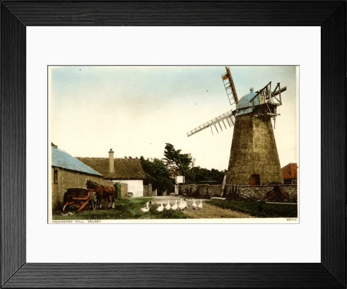 Framed Print : Windmills of Sussex - Medmerry Mill Framed Print : Windmills of Sussex - Medmerry Mill