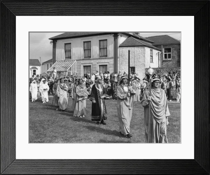 Framed Print : Cornish Gorsedd procession, St Just, Cornwall Framed Print : Cornish Gorsedd procession, St Just, Cornwall