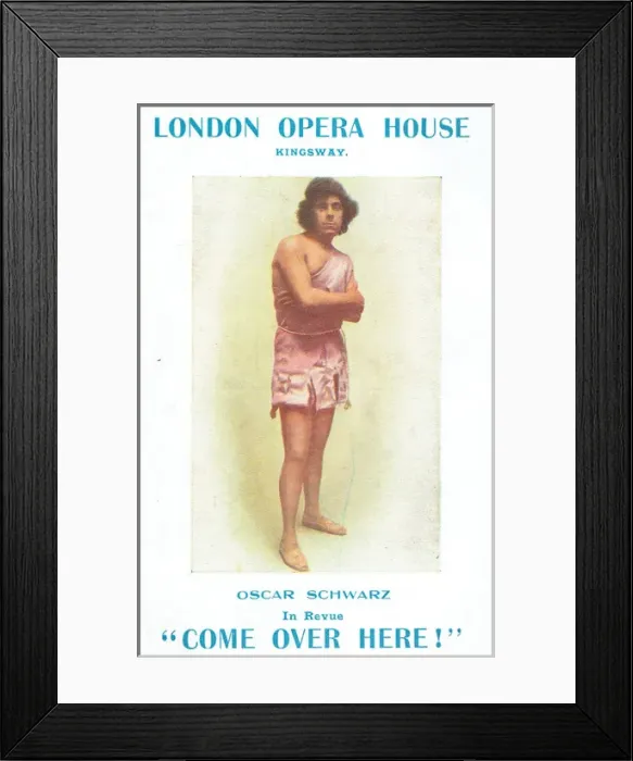 Framed Print : Oscar Schwartz in Come Over Here by Mizner and Pemberton Framed Print : Oscar Schwartz in Come Over Here by Mizner and Pemberton