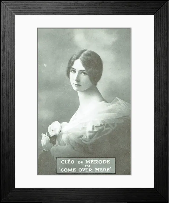 Framed Print : Cleo de Merode in Come Over Here by Mizner and Pemberton Framed Print : Cleo de Merode in Come Over Here by Mizner and Pemberton