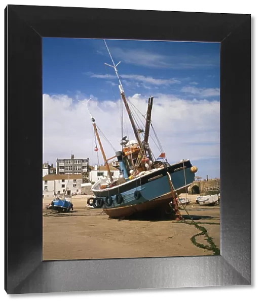 Fishing boat, Sweet Promise, St Ives harbour, Cornwall
