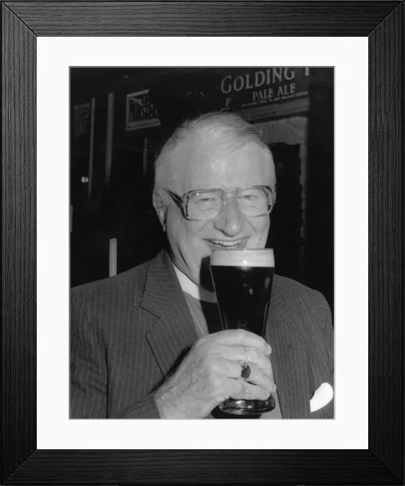 Framed Print : Bishop of Truro enjoying a pint of beer, Redruth, Cornwall Framed Print : Bishop of Truro enjoying a pint of beer, Redruth, Cornwall