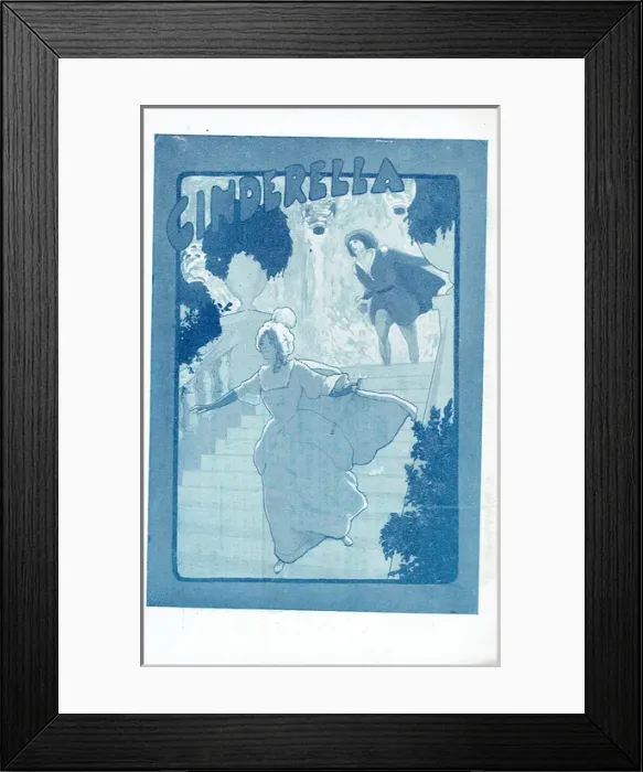 Framed Print : Cinderella Poster Framed Print : Cinderella Poster