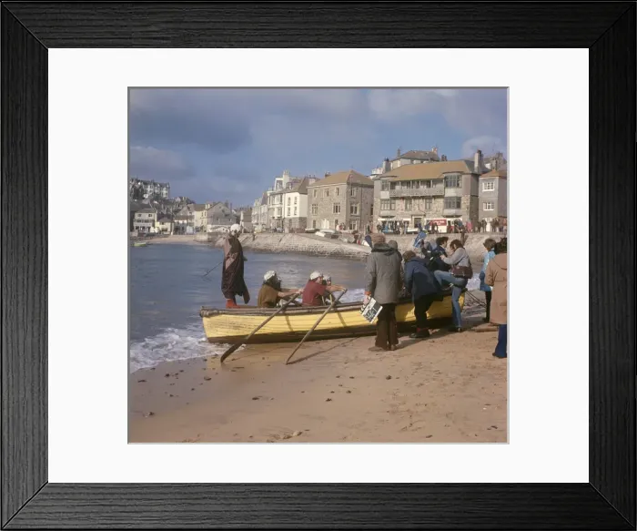 Framed Print : Filming The Goodies TV show, St Ives, Cornwall Framed Print : Filming The Goodies TV show, St Ives, Cornwall