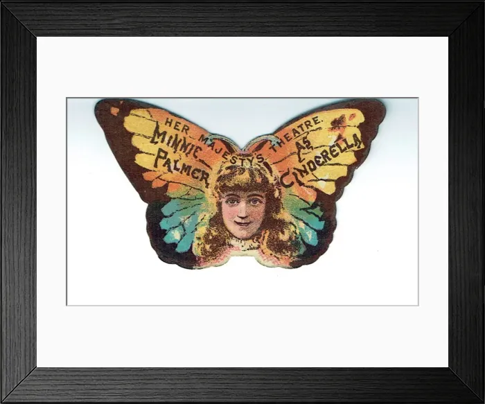 Framed Print : Cinderella Flyer, starring Minnie Palmer Framed Print : Cinderella Flyer, starring Minnie Palmer