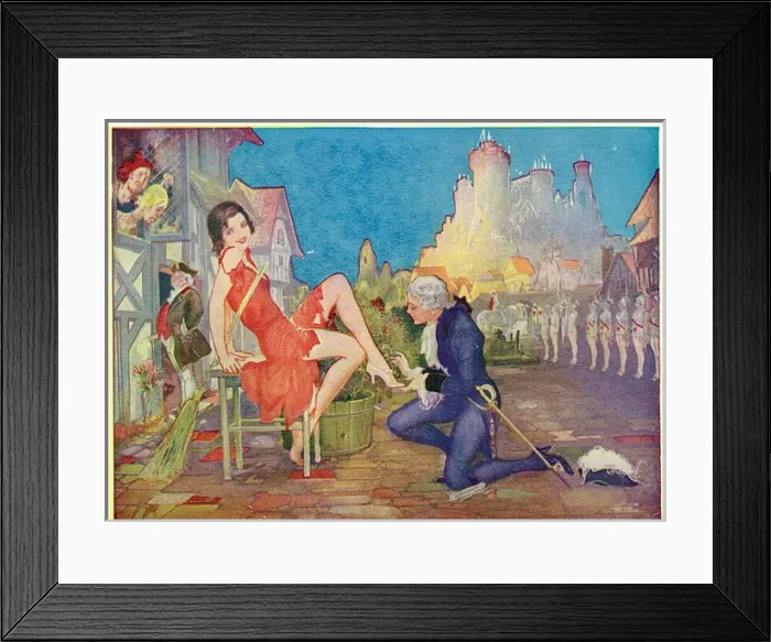 Framed Print : Cinderella Flyer for the Grand Theatre in Derby Framed Print : Cinderella Flyer for the Grand Theatre in Derby