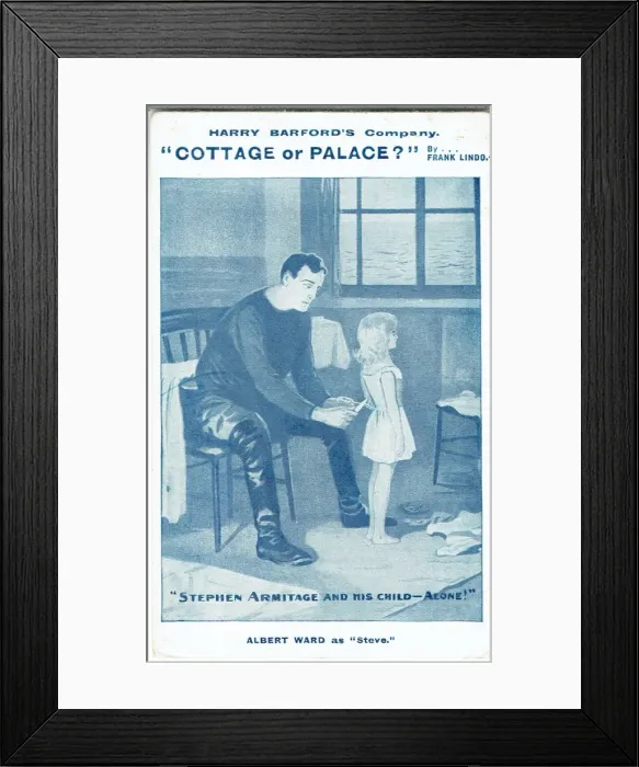 Framed Print : Cottage or Palace? By Frank Lindo Framed Print : Cottage or Palace? By Frank Lindo