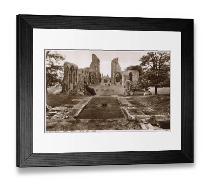 Framed Print : View of Abbey ruins, Glastonbury, Somerset Framed Print : View of Abbey ruins, Glastonbury, Somerset